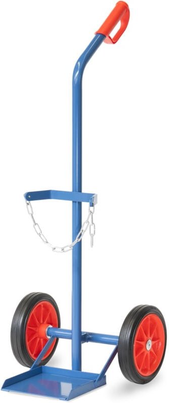 Stahlflaschenkarre f.Flascheninhalt 1x20-50l Vollgummi-Bereifung Trgf100kg FETRA