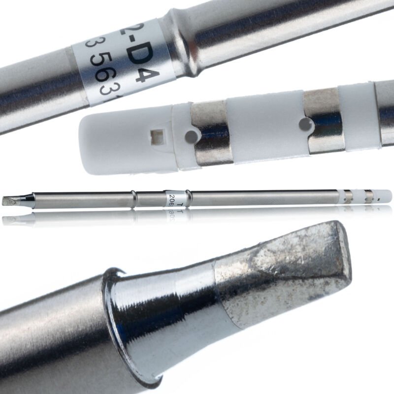 Lötspitze mit eingebauter T12-D4-Heizung