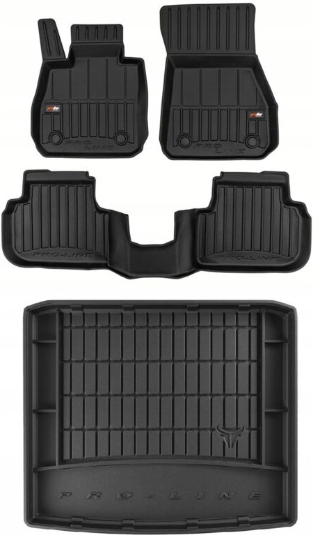 3D SET Fußmatten und Kofferraummatte BMW 2er Gran Coupé F74 ab 2024-