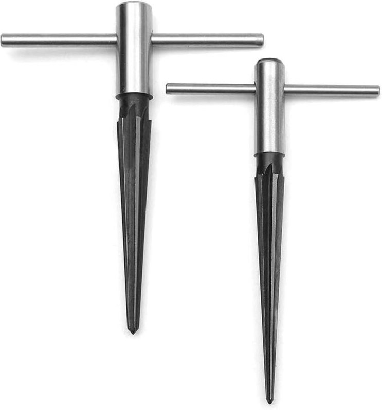 Thumbnail - 2 Stück Kegelreibahlen, Kegellochreibahle aus Metall für Löcher mit 3–13 mm und 5–16 mm Durchmesser