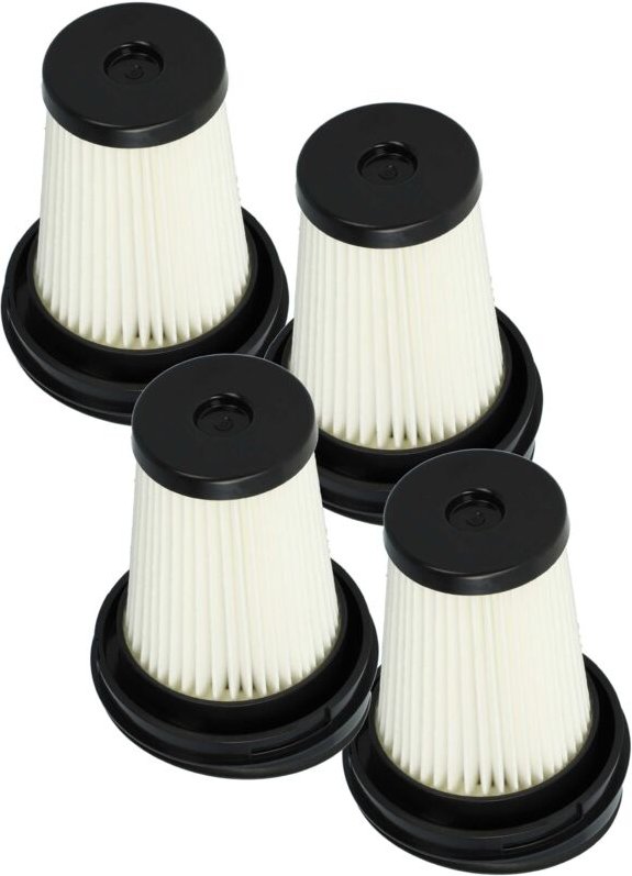 4x Flachfaltenfilter kompatibel mit eta Moneto 044990000 Handstaubsauger, Staubsauger - Filterelement - Vhbw