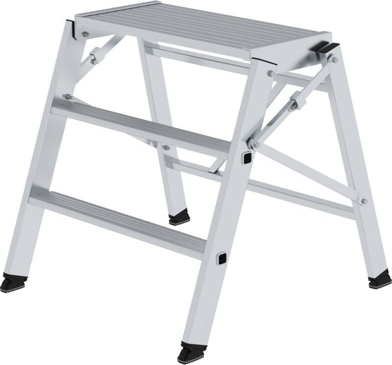 Günzburger Steigtechnik - Klapppodest einseitig begehbar 2 Stufen + Plattform - 050006