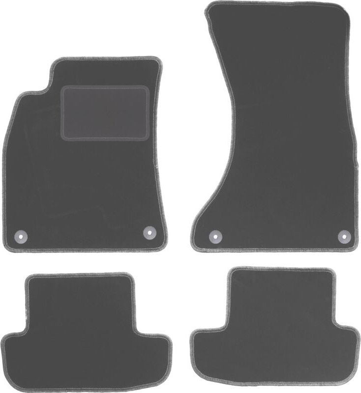 Graphit-Fußmatten für: Audi A5 8T Coupé (2008-2018)