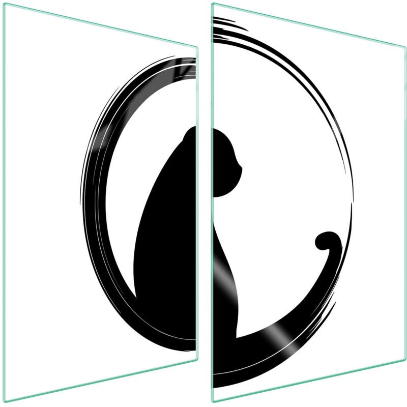 GLASSCHUTZPLATTE FÜR KÜCHE 2x35x52 CAT