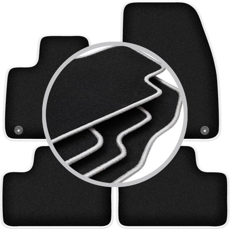 CARLUX-SILVER Autofußmatten für: Volvo C40 Fließheck (2021-)