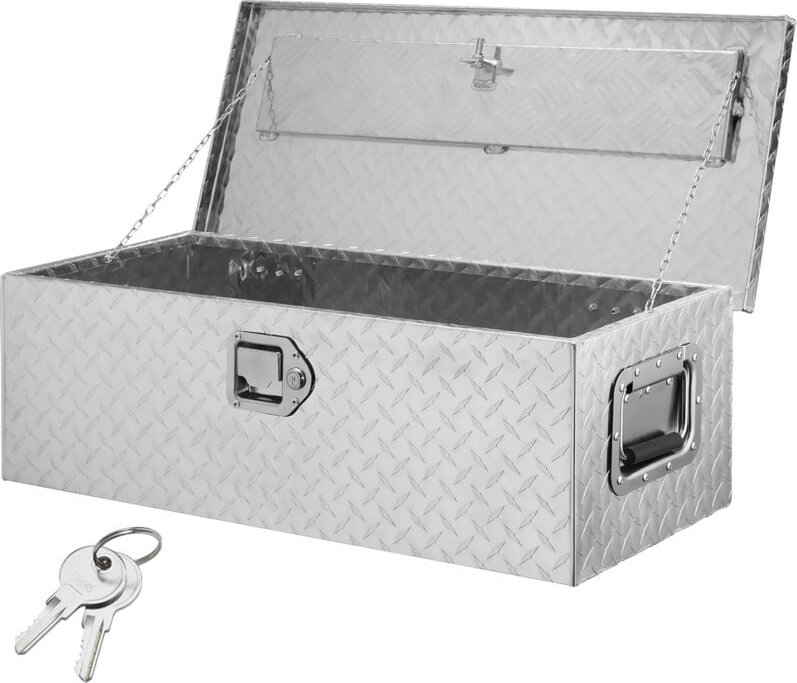 Thumbnail - VEVOR 762 x 330 x 244 mm Werkzeugkasten für Lkw-Ladefläche, Abschließbar 64 L Truckbox Werkzeugbox Aufbewahrungs-Werkzeu...