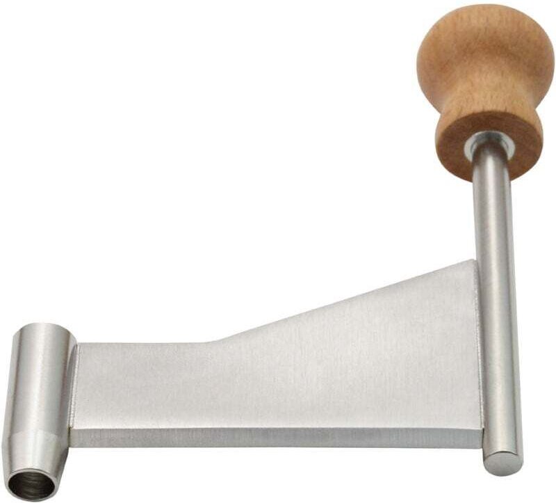 Grattugia per formaggio, grattugia per formaggio, manico in legno di cioccolato, utensile da cucina multifunzionale per ...