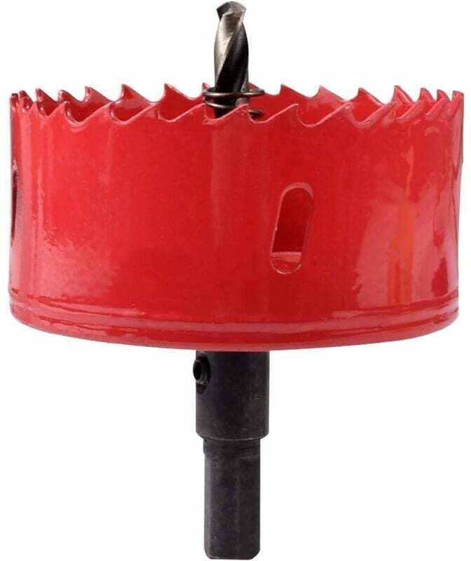 M42 HSS Bi-Metall-Lochsäge 80 mm, Lochsägenschneider für Eisen, Aluminium, Holz, Trockenbau, Rohre, Kunststoff, Faserpla...