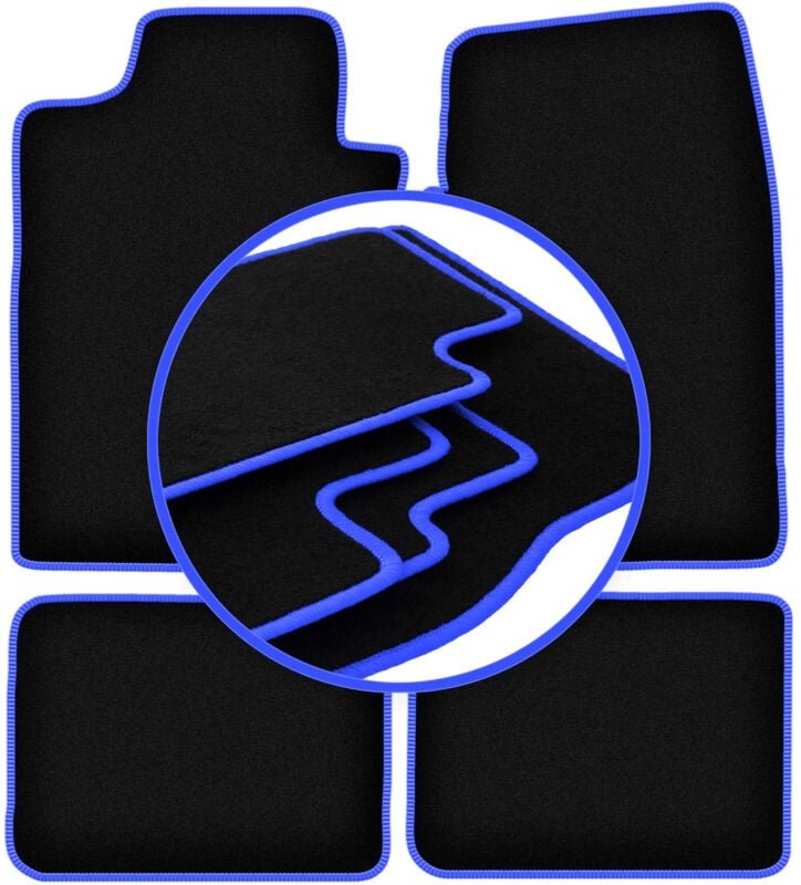 CARLUX-BLUE Autofußmatten für: Dodge Durango I SUV (1997-2003)
