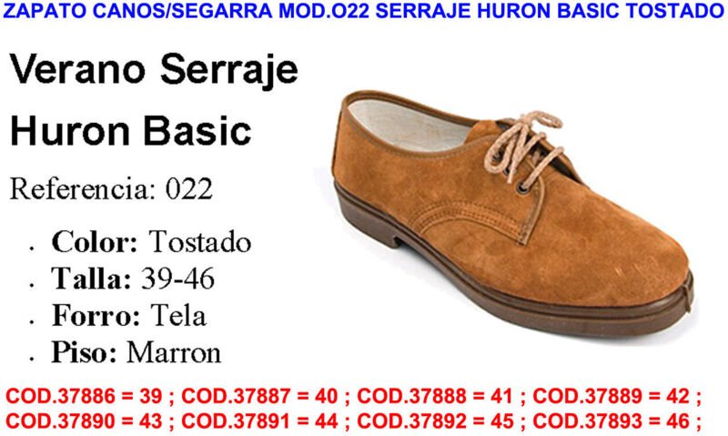 Canos Segarra Schuhmodell 022 Basic Ferret Wildleder Tan Größe 41