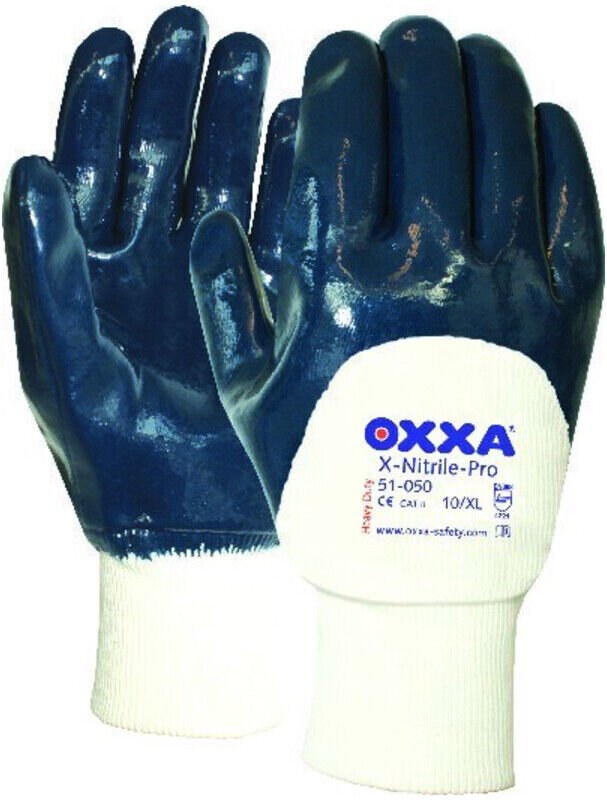 Thumbnail - FP - oxxa Handschuh X-Nitrile-Pro, Gr. 10, Stulpe beschichtet 12 Stk