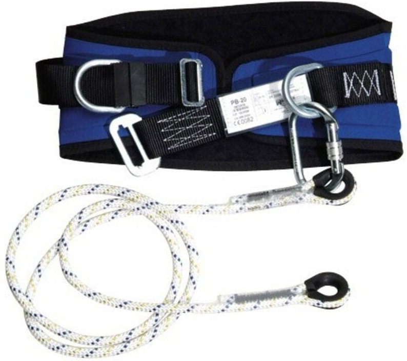 Sicherheitsgurt mit Seil und Karabiner