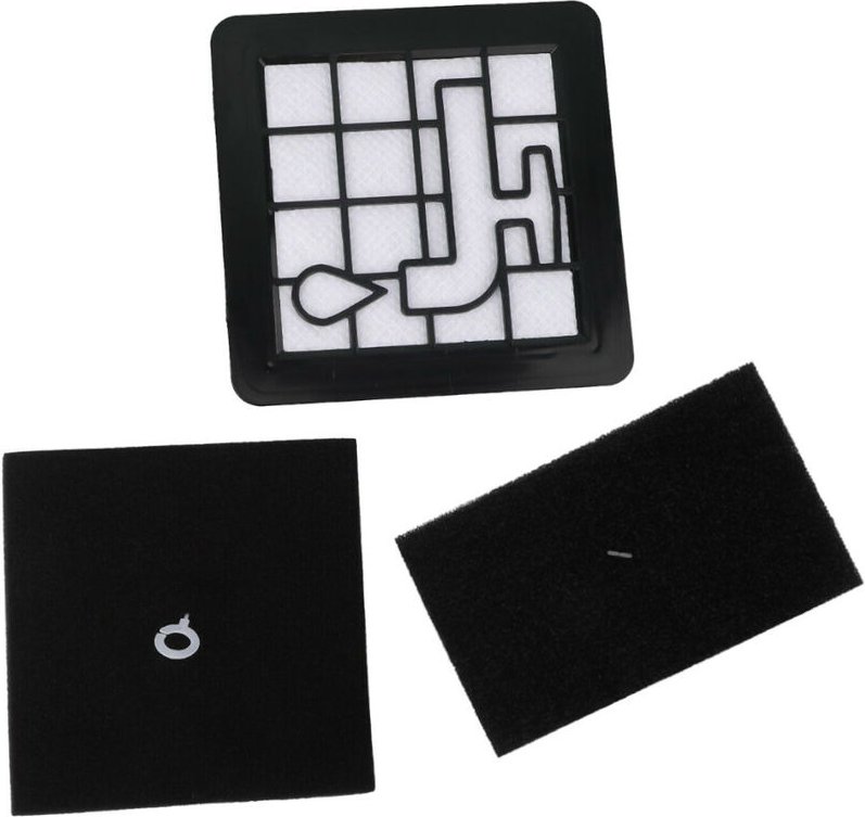 3in1 Luftfilter-Set (Motorfilter + Schaumfilter + Abluftfilter) kompatibel mit Philips XB2122 XB2123 XB2125 XB2140 XB214...