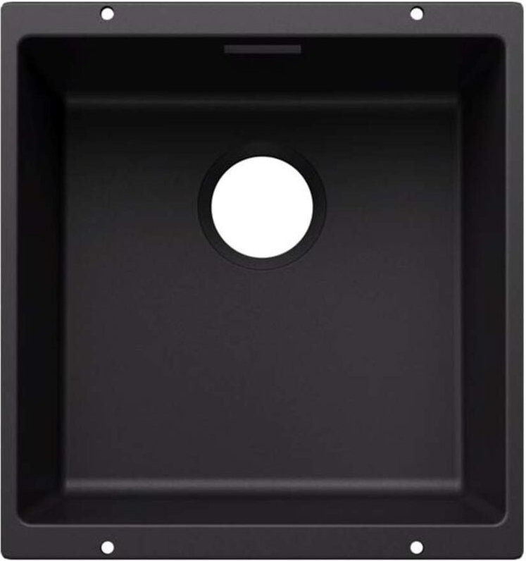 Subline 400 - Silgranitspüle, 46x43 cm, schwarz 527786 - Blanco