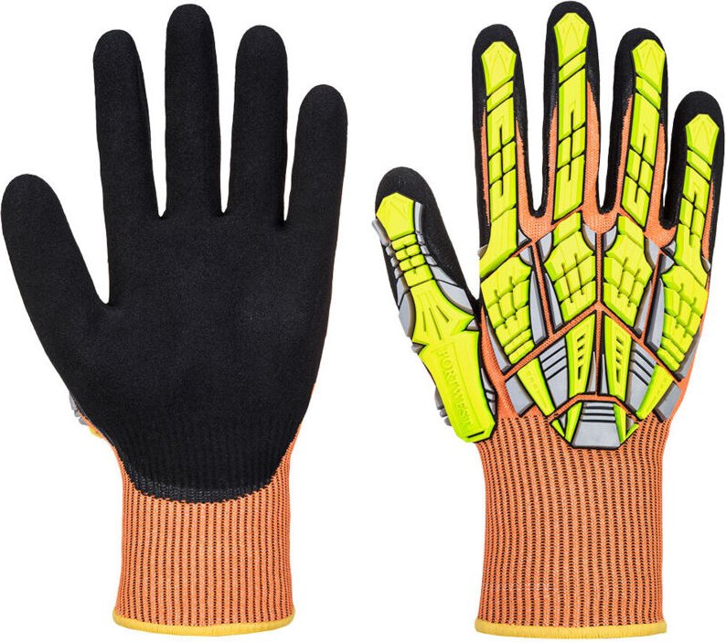 DX VHR Impact Orange Handschuhe M - Größe 8