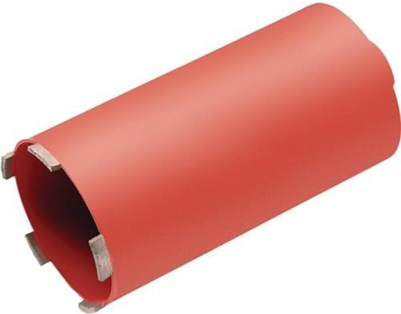 Promat - Diamantbohrkrone trocken ø 132 mm Länge 165 mm 1-teilig Segmentanzahl 5 1/2 ″