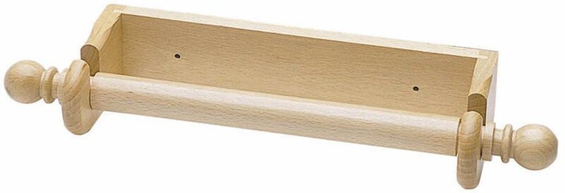 KitchenCraft Papierrollenhalter of Wand of Holz, 29 x 11 cm