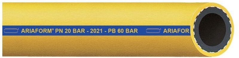 Pressluft-/Wasserschlauch ariaform®/yellow Innen-Ø 19,0 mm Außen-Ø 31,0 mm Länge 40 m Gelb