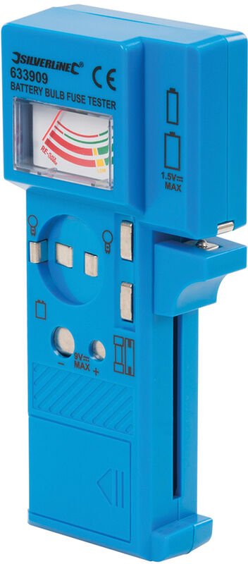 Thumbnail - Batterie-, Leuchtmittel- und Sicherungsprüfer 1,5–9 v