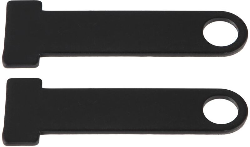 Zoternen - Helmgurt D-Ring-Schloss Edelstahl Motorrad Universal für Honda Schwarz