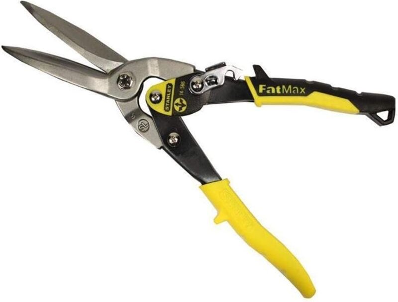 14-566 Luftfahrtschere, geschmiedete Doppelgelenk-Maschenschere aus verchromtem Stahl, gezahnte Blechschere