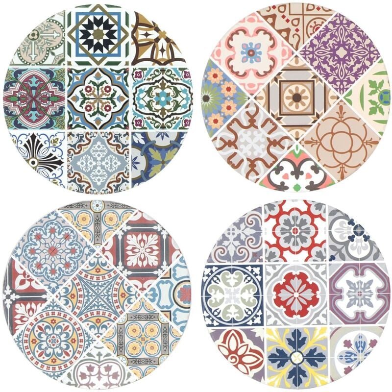 Signes Grimalt - Numbamantel -Küche Salvamantel Set 4 Green Salvamanteles -Einheiten 20x20x1cm 18992