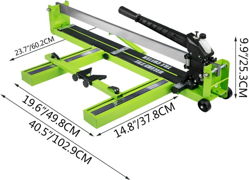 Mophorn - 31,5 Zoll manueller Fliesenschneider, 1,4 Zoll Keramik-Porzellan-Fliesenschneidemaschine mit Laserführung, Gan...