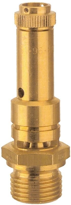Sicherheitsventil dn 8, Messing, g 3/8, Ansprechdruck 0,9 bar - Riegler
