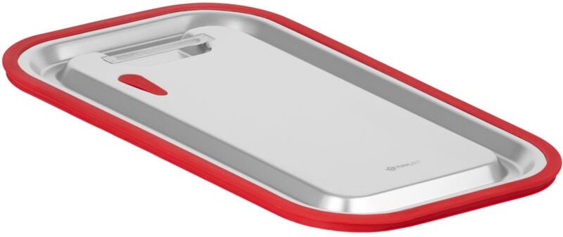 Mahlzeit GN Behälter Deckel mit Silikonrand für GN 1/1, Edelstahl Gastronomiebehälterdeckel