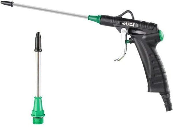 Laoa Blaswerkzeug aus Aluminiumlegierung, pneumatisches Werkzeug, Hochdruck-Luftstrahlwerkzeug, Staubblasen, Ruß – einst...