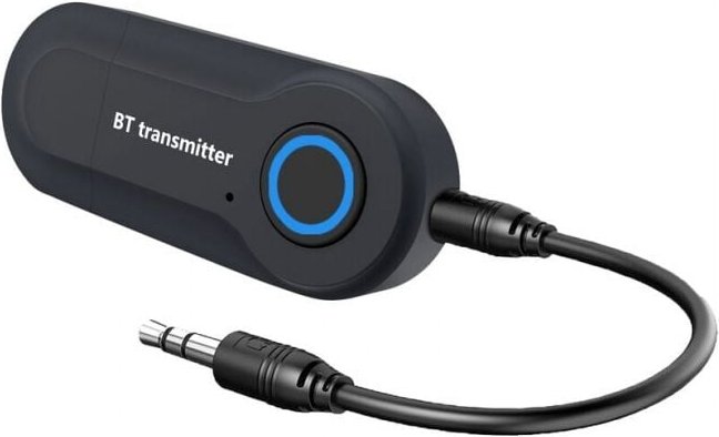 Bluetooth-Adapter 5.0 Audio-Bluetooth-Sender-Empfänger für PC/TV/Auto 3,5-mm-Aux-Musik-Rx-Sender-Adapter