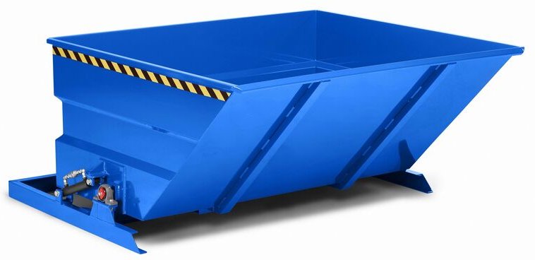 RR Industrietechnik Großraumkipper Typ RGK-500 2220x2380x1545mm 5000dm³ RAL 5010 Enzianblau