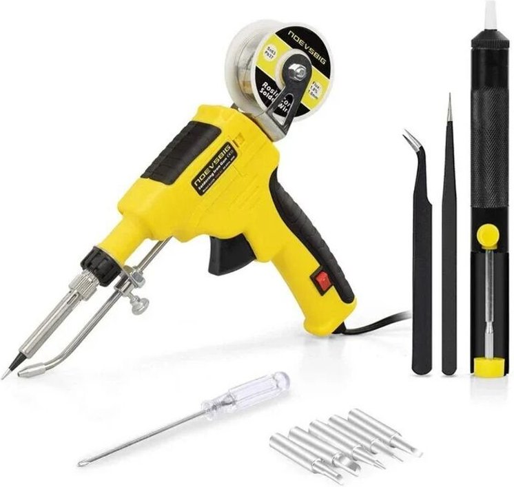 60 W Innenheizung, automatische Zinnzufuhr, elektrisches Lötkolben-Set, Zinn-Vakuum