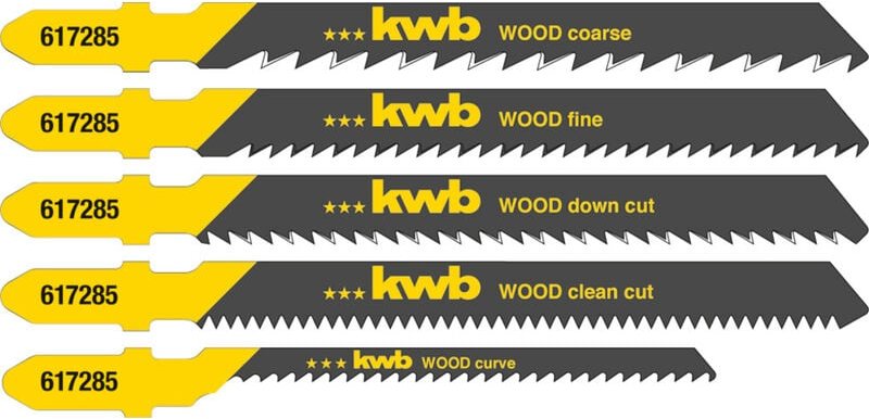 617285 Stichsägeblatt-Set für Holz 5 St. - KWB