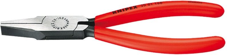 Thumbnail - Flachzange schwarz atramentiert mit Kunststoff überzogen 125mm - Knipex