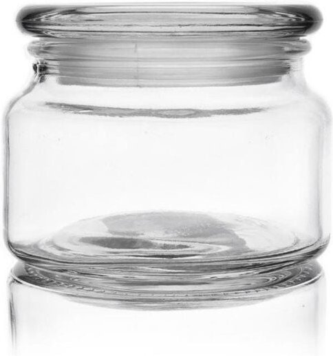 Northix - Glass container with tight fitting lid for storage
