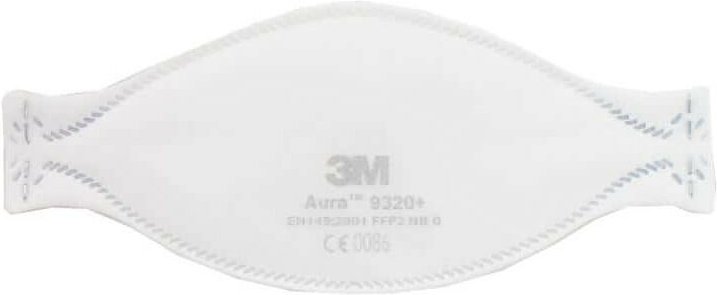 3M - Aura Maske 9320 faltbare Staub FFP2 ohne Ventil x 10