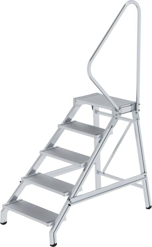 Günzburger Steigtechnik - Montagetritt mit Handlauf 5 Stufen - 050181