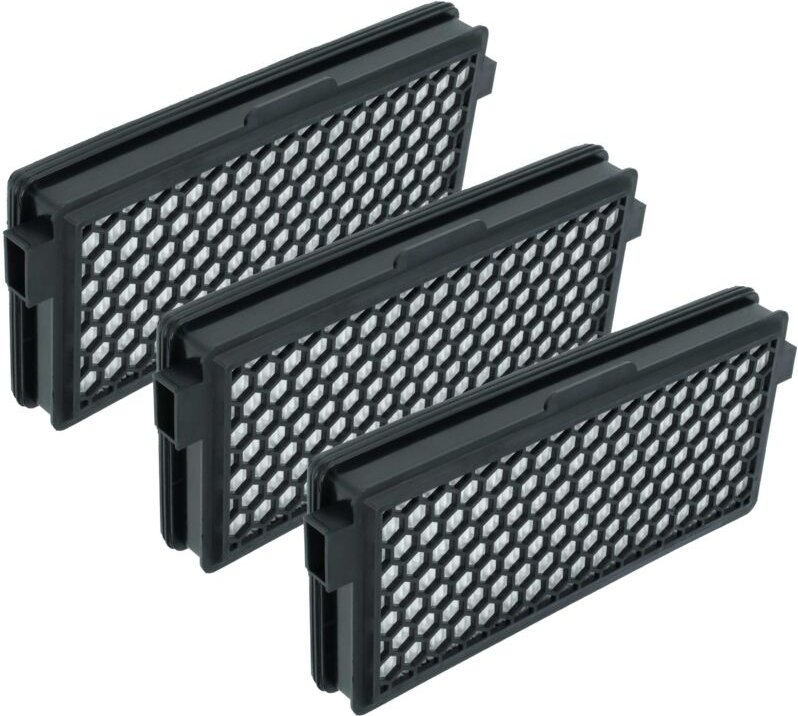 3x Staubsaugerfilter kompatibel mit Miele s 6290 Silence, s 6350, S6330, S6340, S6310, S6320 Staubsauger - HEPA-Aktivkoh...