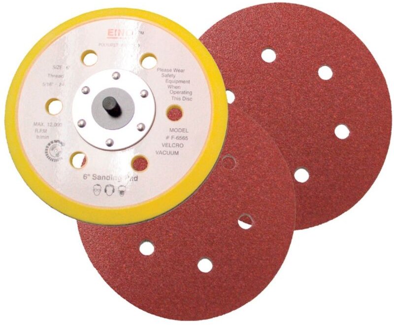 Schleifteller Ø 150 mm, 6-fach gelocht