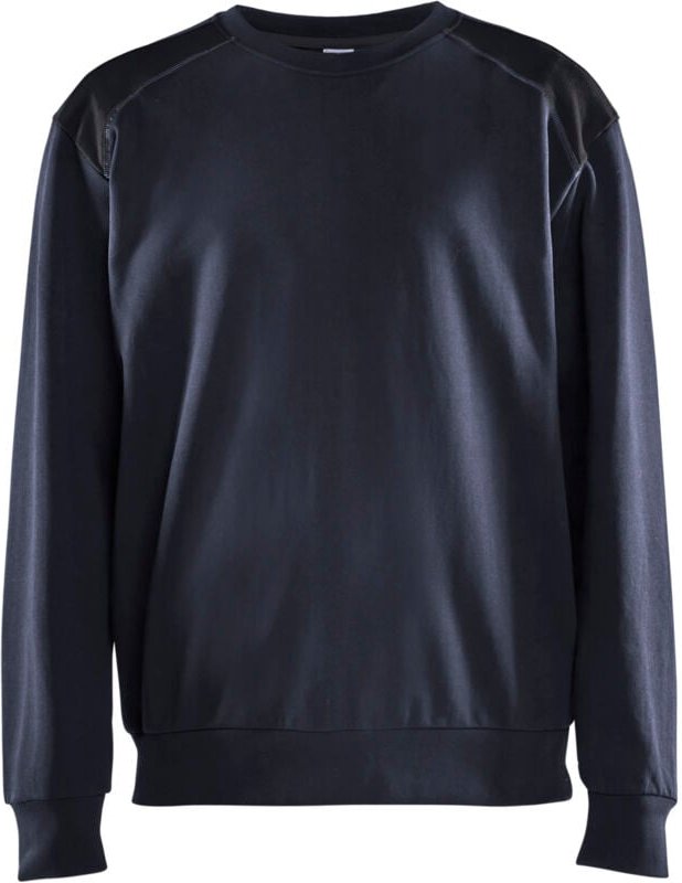 Arbeits-Sweatshirt Rundhals 3580 - Dunkelmarine/Schwarz XXL