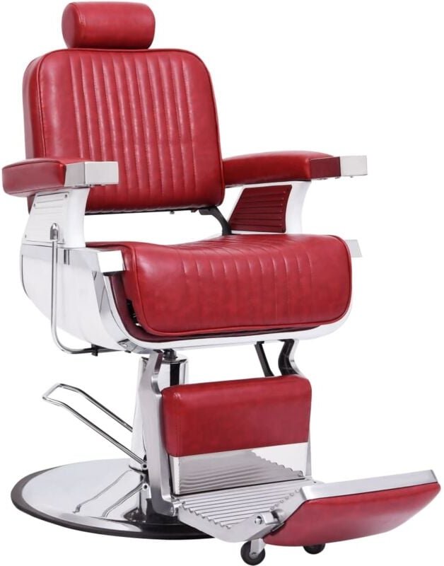 Maison Exclusive Friseurstuhl Rot 68x69x116 cm Kunstleder