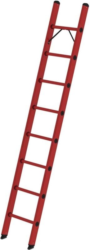 Günzburger Steigtechnik - Sprossen-Anlegeleiter gfk ohne Traverse 8 Sprossen - 036008