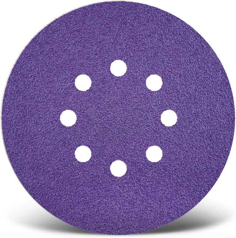 Titanium hd Klett-Schleifscheiben, 150 mm, 8-Loch, f. Exzenterschleifer, Keramik-Mix (50 Stk.) K2000 - Menzer