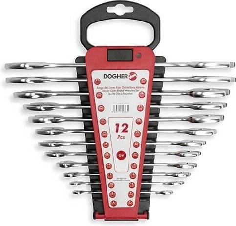 Set mit 12 offenen Doppelschlüsseln Dogher 450-022