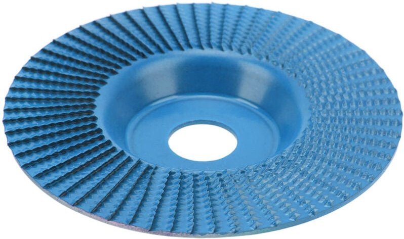 Holzschnitzscheibe, Formrad, 125 mm, Wolframkarbid, Zubehör für die Holzbearbeitung, Blau
