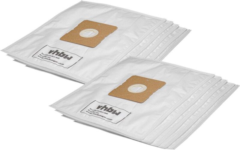 10x Staubsaugerbeutel kompatibel mit Filter Clean y 7, y 2, y 13, w 35 Staubsauger - Mikrovlies, 31,5cm x 30cm Weiß - Vh...