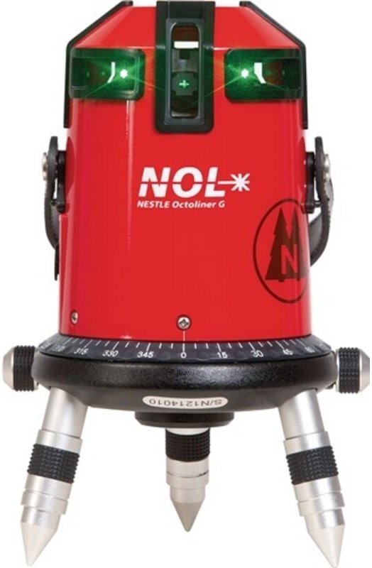 Nestle - Kreuzlinienlaser octoliner g 50 (120 m.Empfänger)m ± 1,5 mm/10m - 16114001