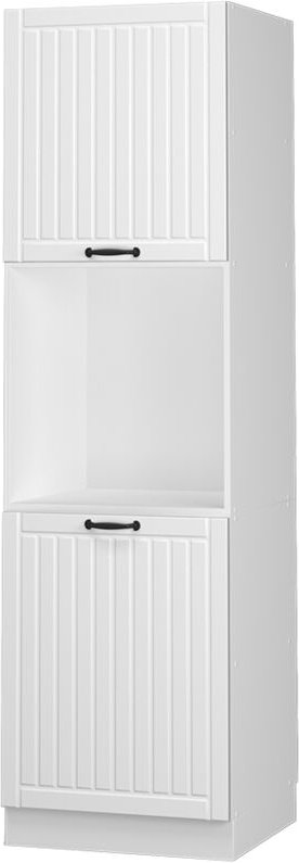 Vicco - Herdumbauschrank Fame-Line, Weiß Landhaus, 60 cm offen