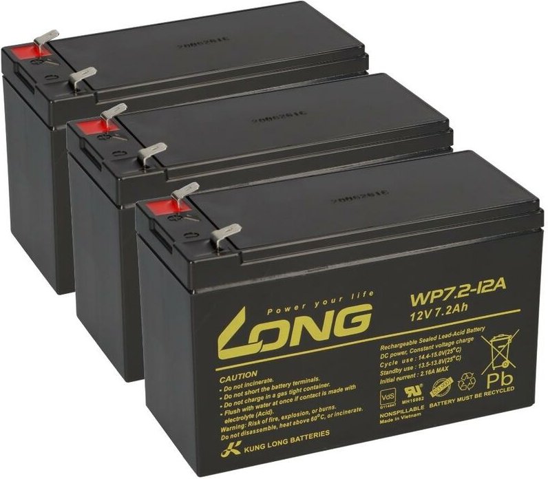 USV Akkusatz kompatibel XANTO RS 1000 AGM Blei Notstrom Batterie